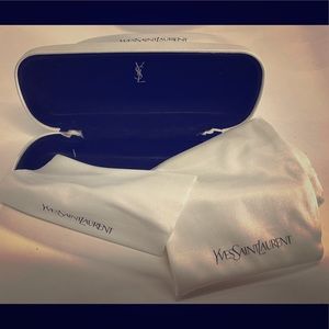 Yves Saint Laurent sunglasses bag and cloth